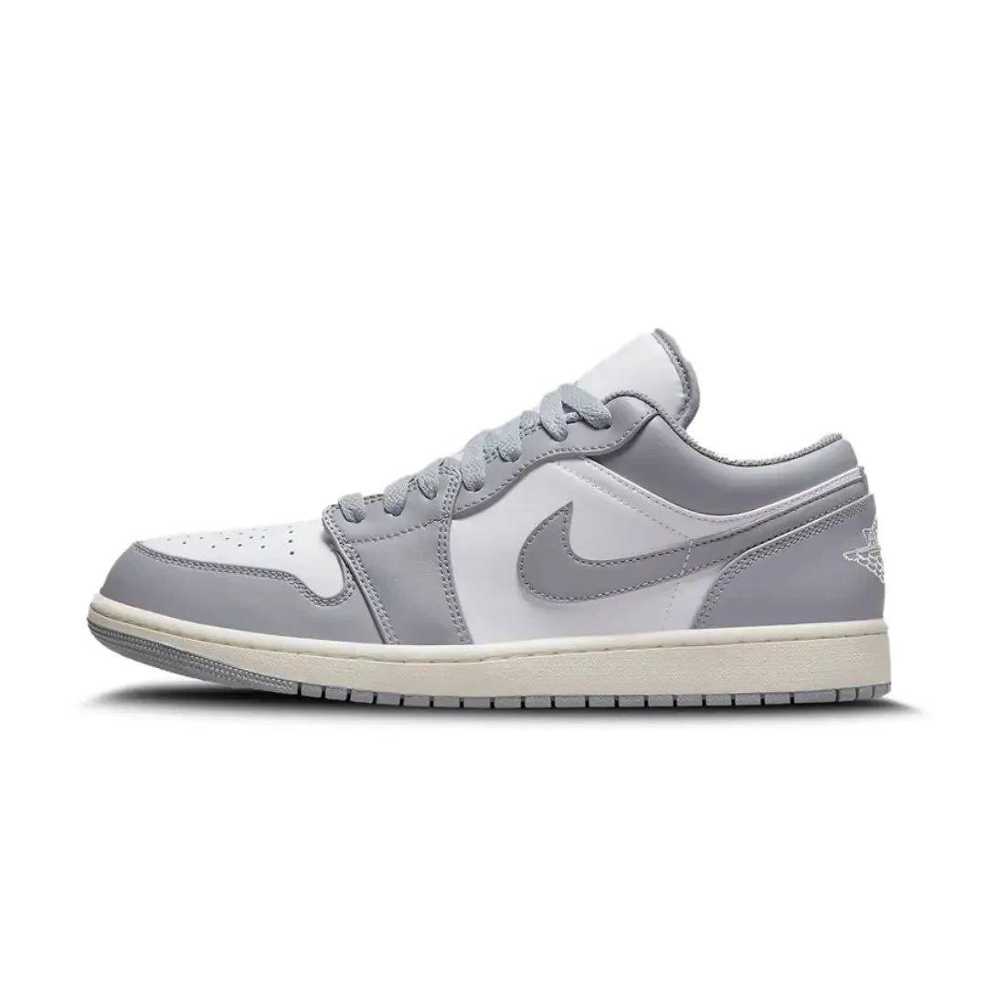 Basic Casual Air Jordan 1 Low Vintage Stealth Grey