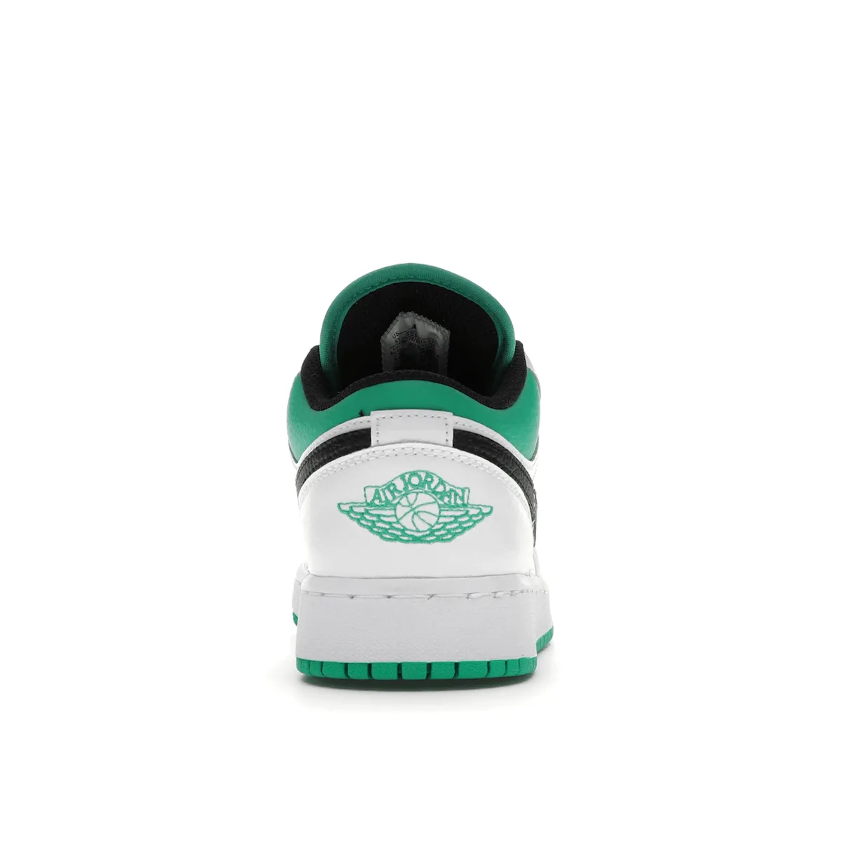 Air Jordan 1 Low White Lucky Green Tumbled Leather Comfort Inserts