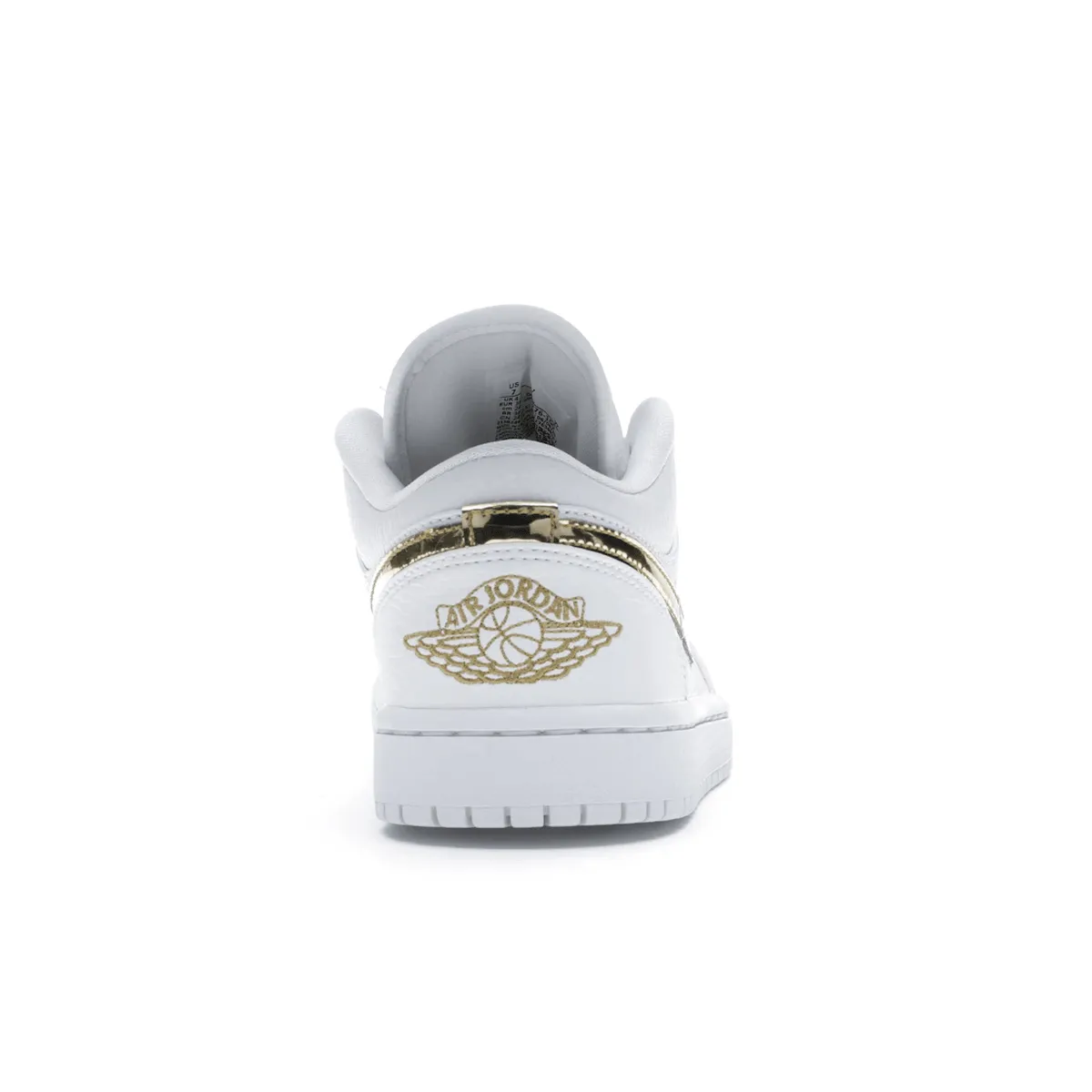 Air Jordan 1 Low White Metallic Gold Lightweight Build