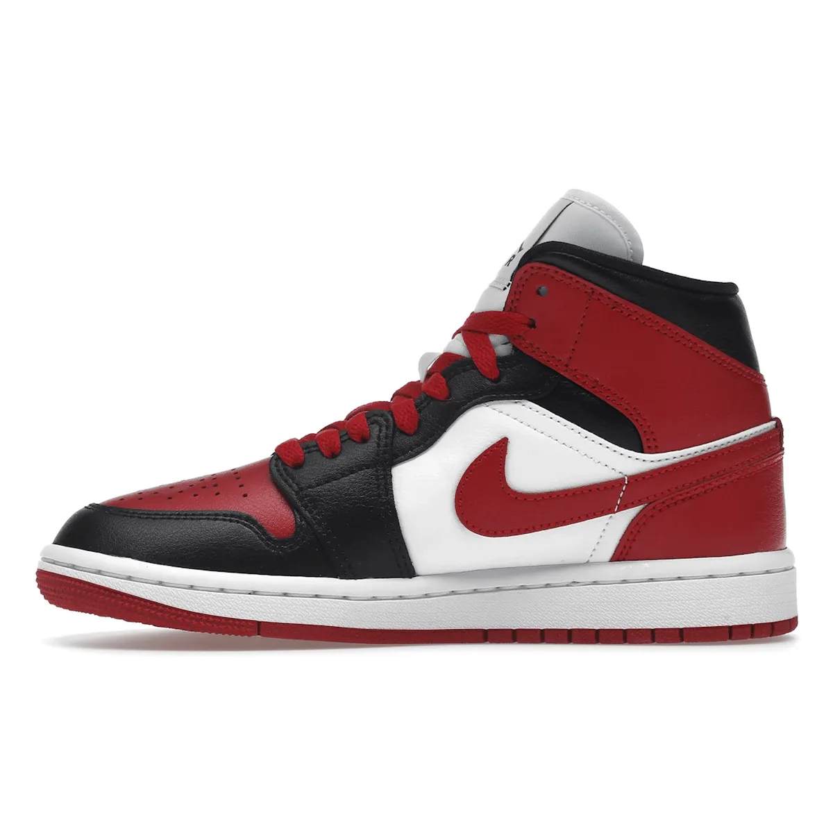 Air Jordan 1 Mid Alternate Bred Toe Professional Performance