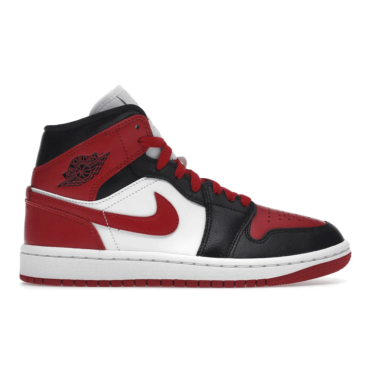 Air Jordan 1 Mid Alternate Bred Toe Professional Performance