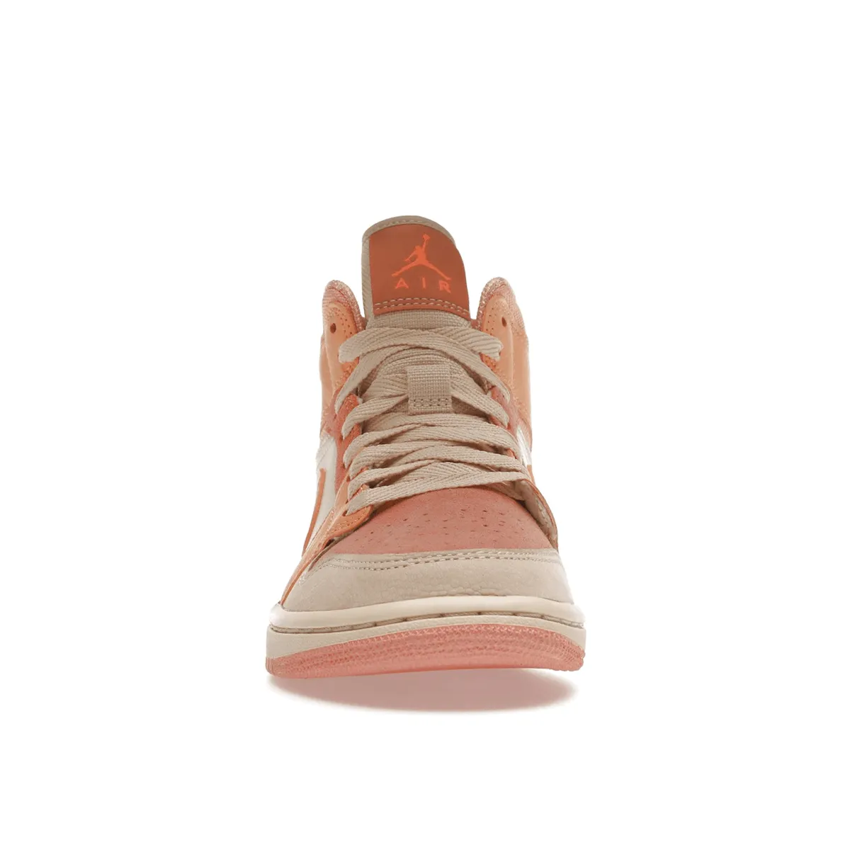 Air Jordan 1 Mid Apricot Orange Maximum Stability