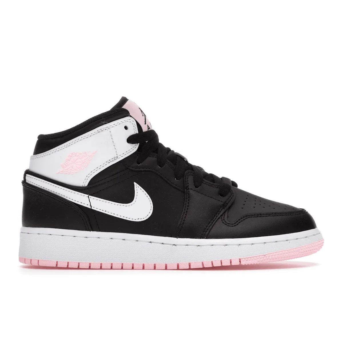 Indoor Grip Air Jordan 1 Mid Arctic Pink Black