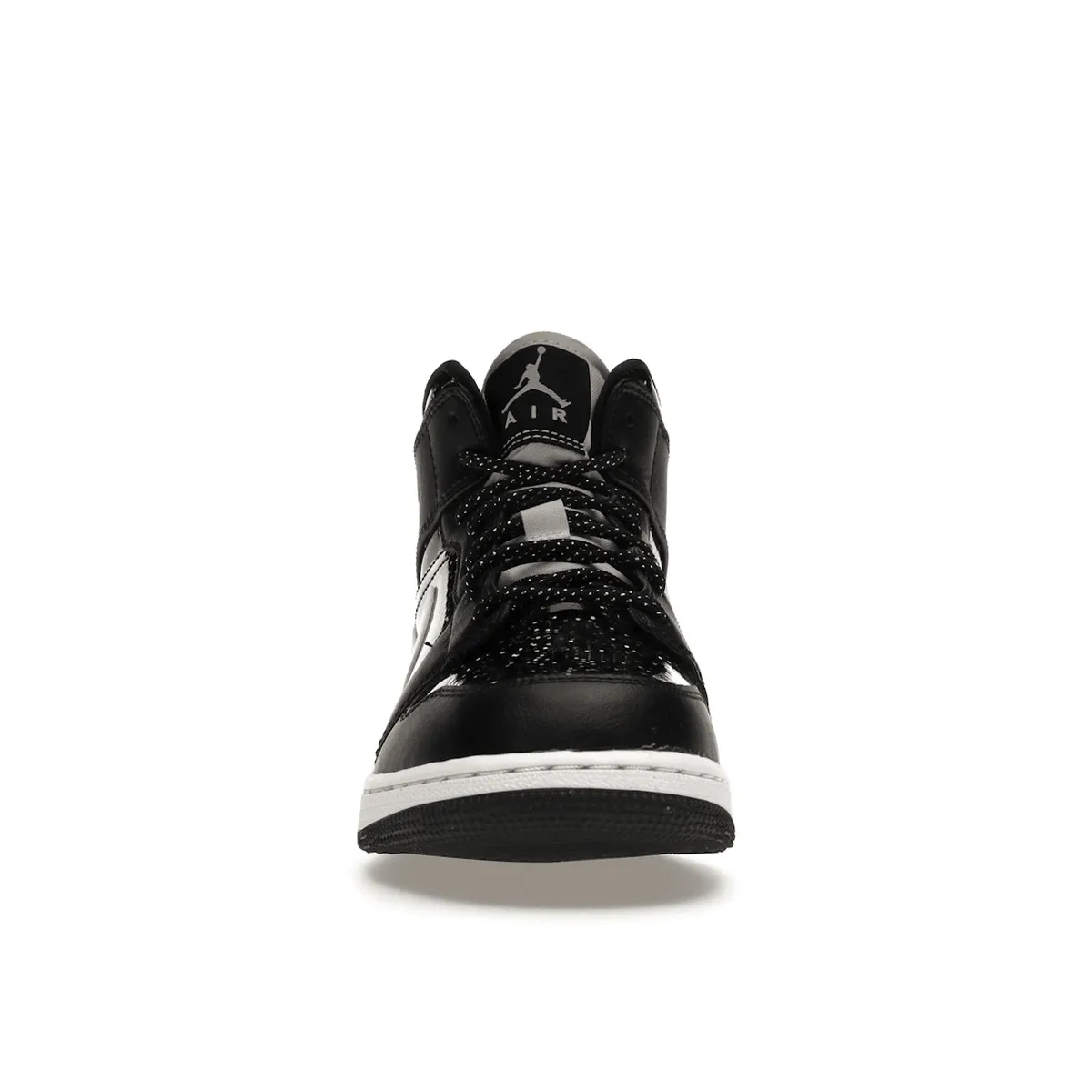 Air Jordan 1 Mid Black Speckle Comfort Straps