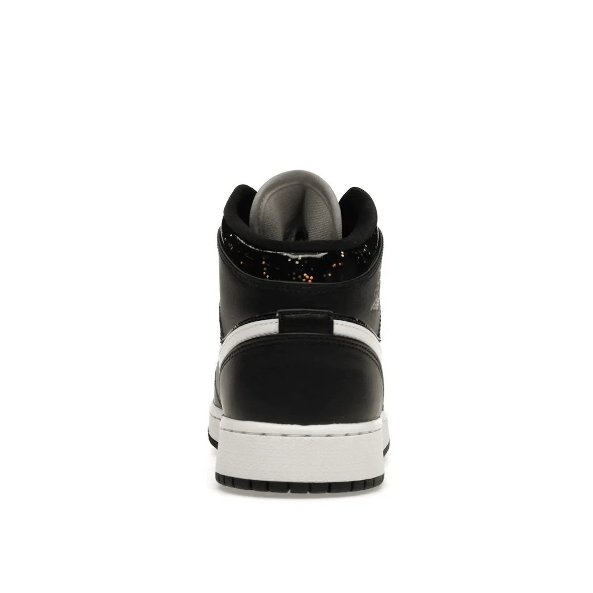 Air Jordan 1 Mid Black Speckle Comfort Straps