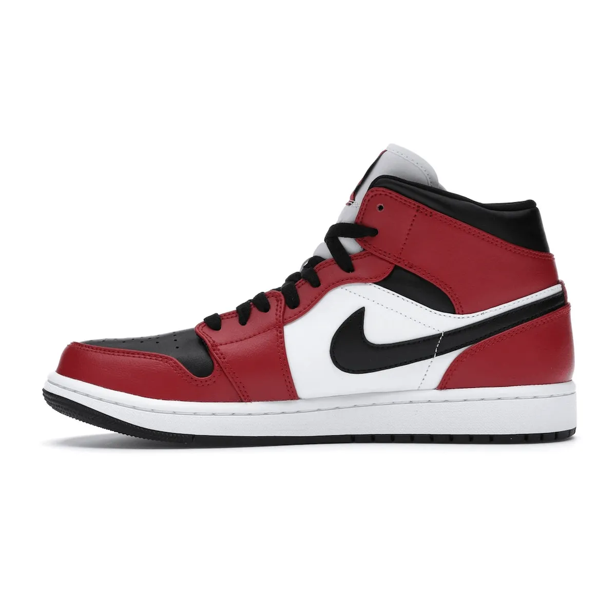 Air Jordan 1 Mid Chicago Black Toe High Reach