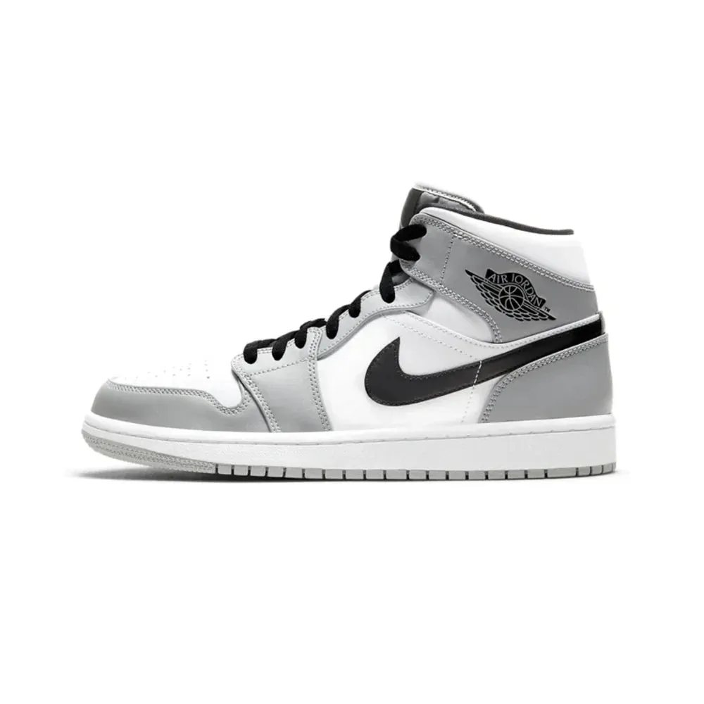 Exclusive chic Air Jordan 1 Mid Light Smoke Grey(2020)