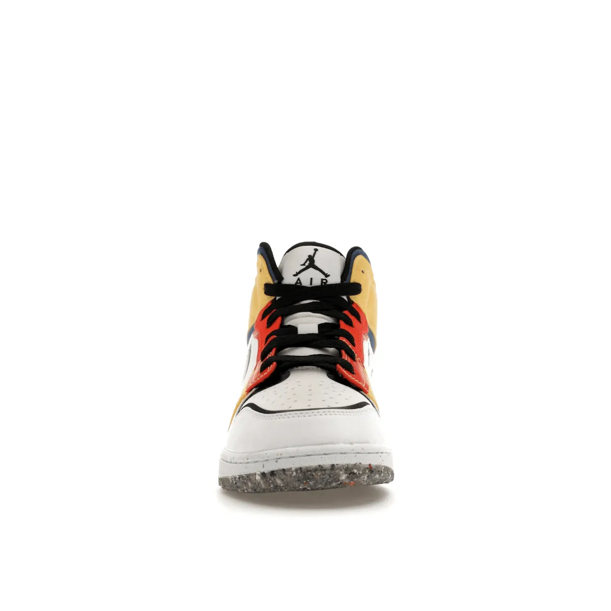 Air Jordan 1 Mid Multi-Color Canvas Sneakers Zip Up