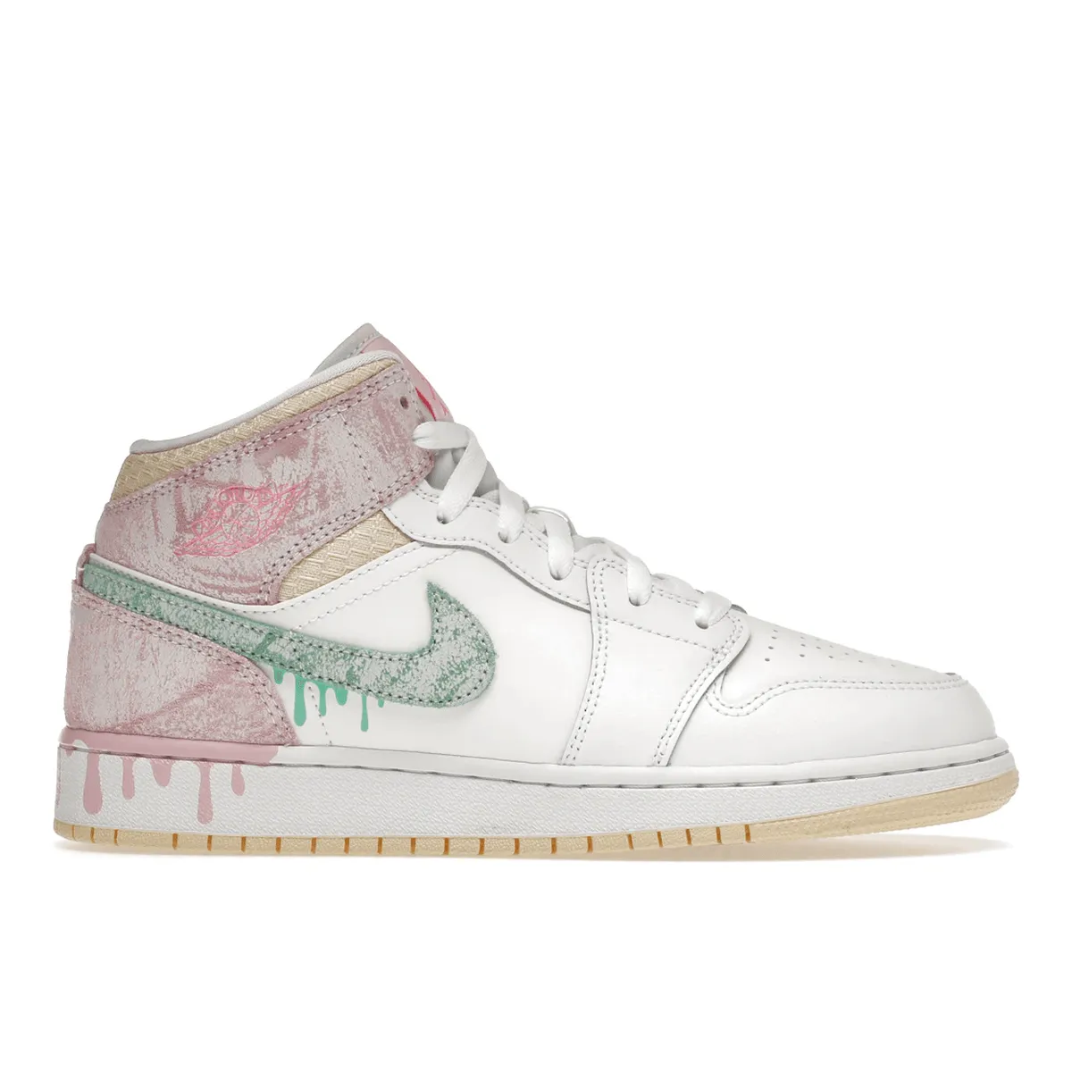 Fast Transition Air Jordan 1 Mid Paint Drip