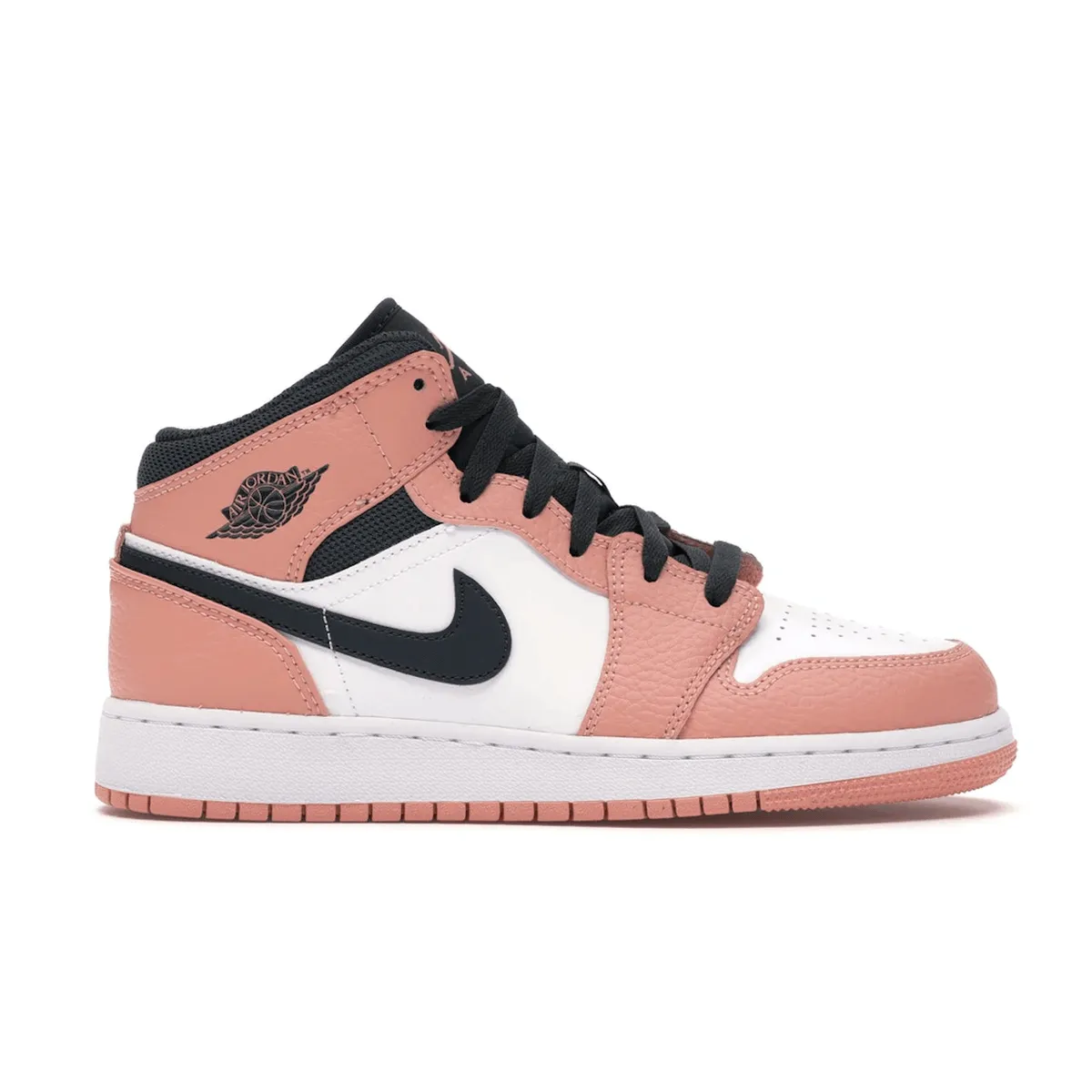 Air Jordan 1 Mid Pink Quartz Responsive cushioning Quick Support