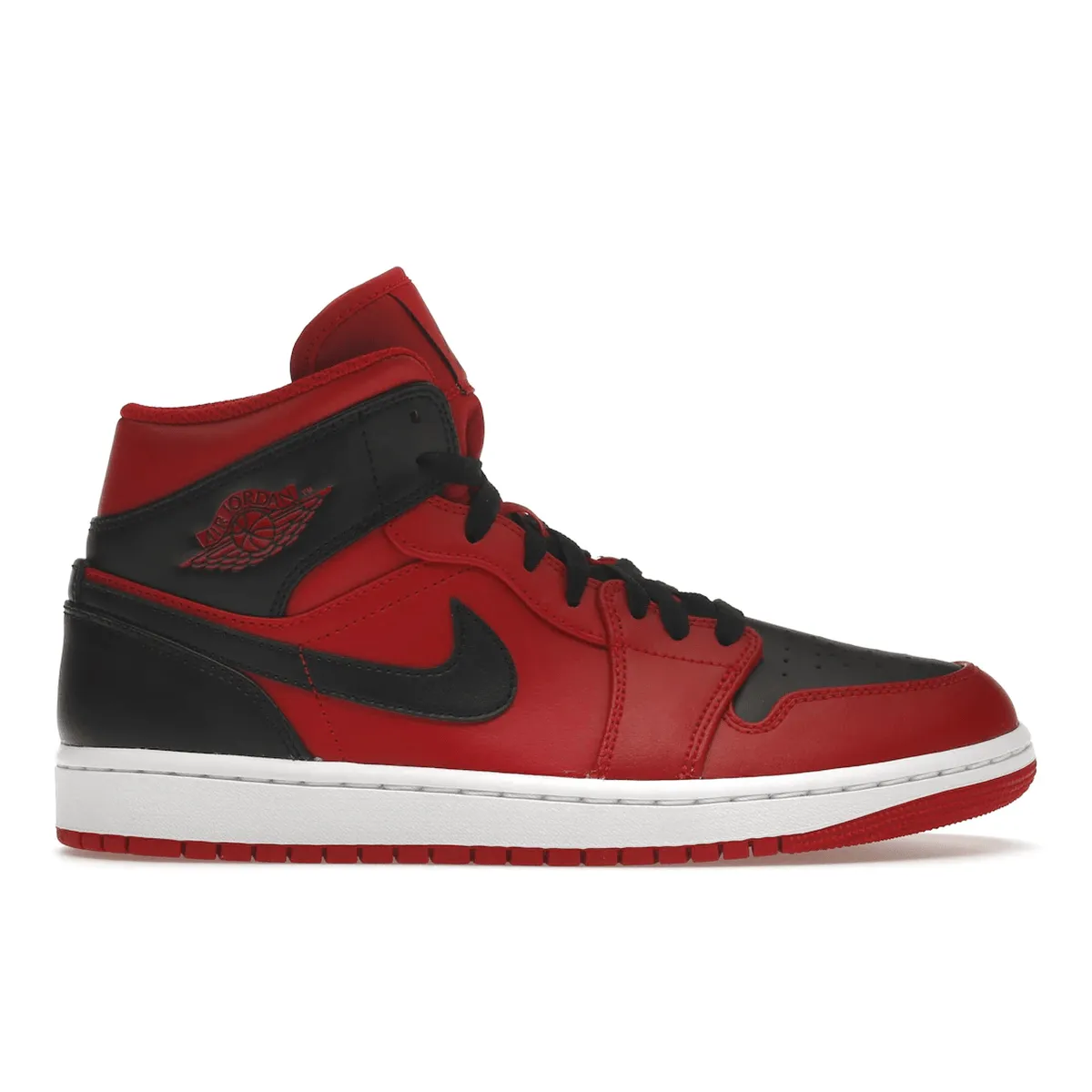 Precision Traction Air Jordan 1 Mid Reverse Bred