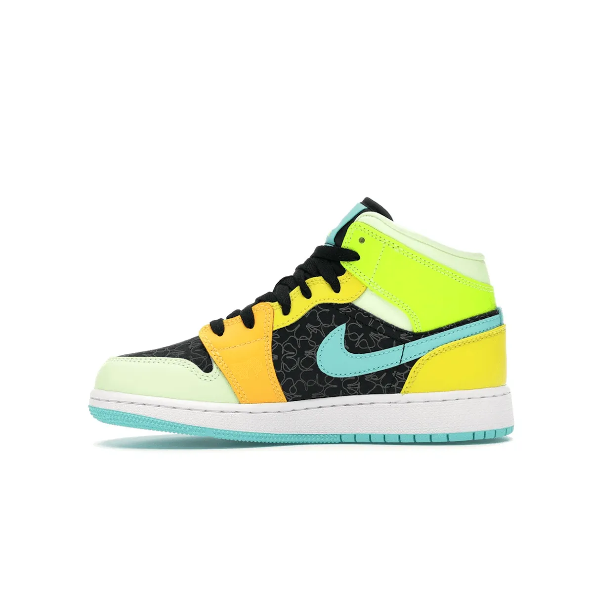 Air Jordan 1 Mid SE Aurora Green Court Movement Flow