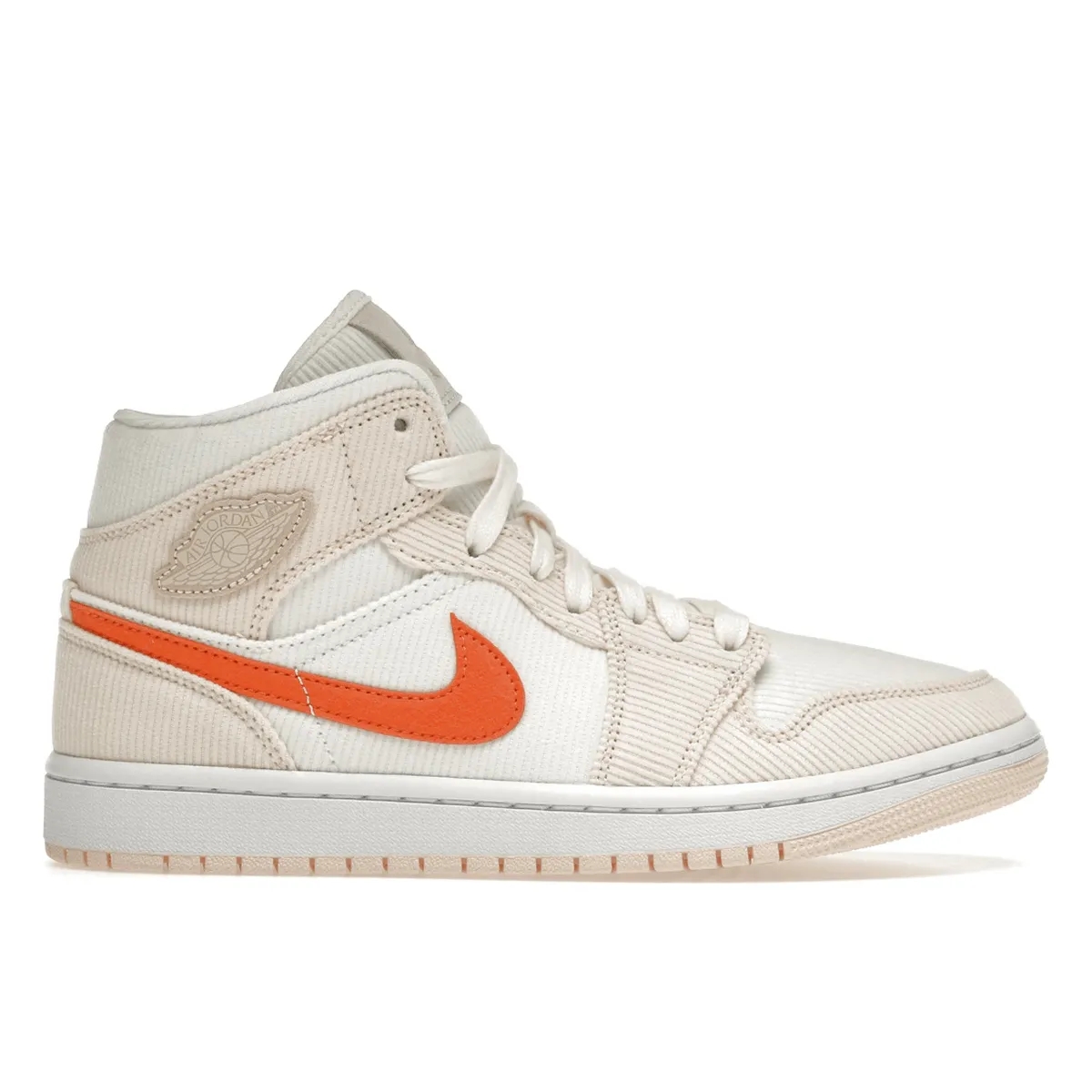Air Jordan 1 Mid SE Corduroy Sail Comfortable Straps