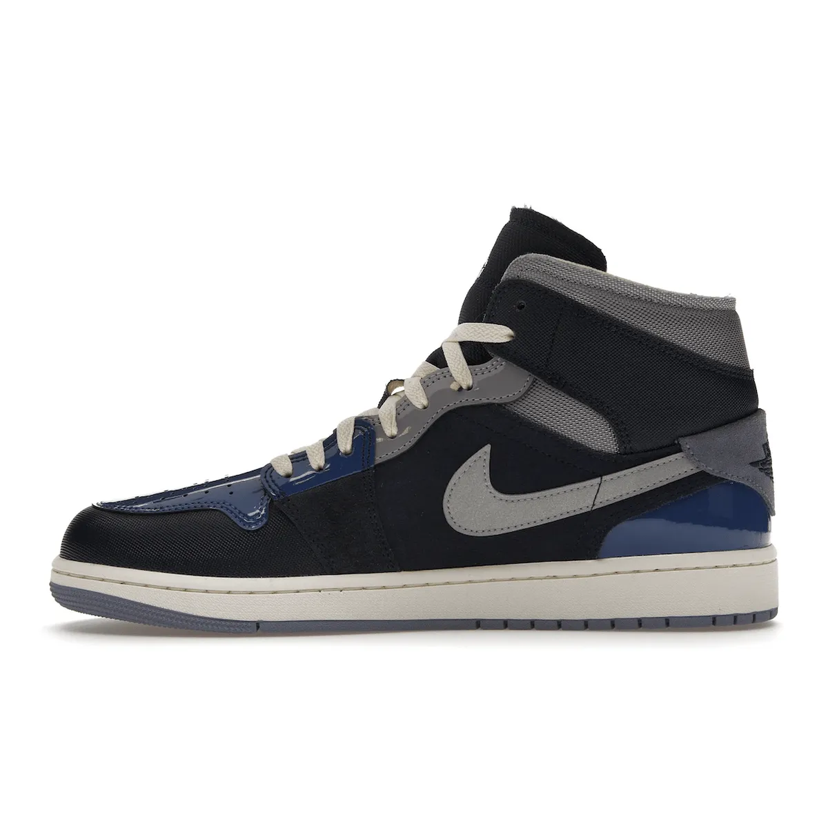 Air Jordan 1 Mid SE Craft Obsidian French Blue Ashen Slate White Reliable Durability