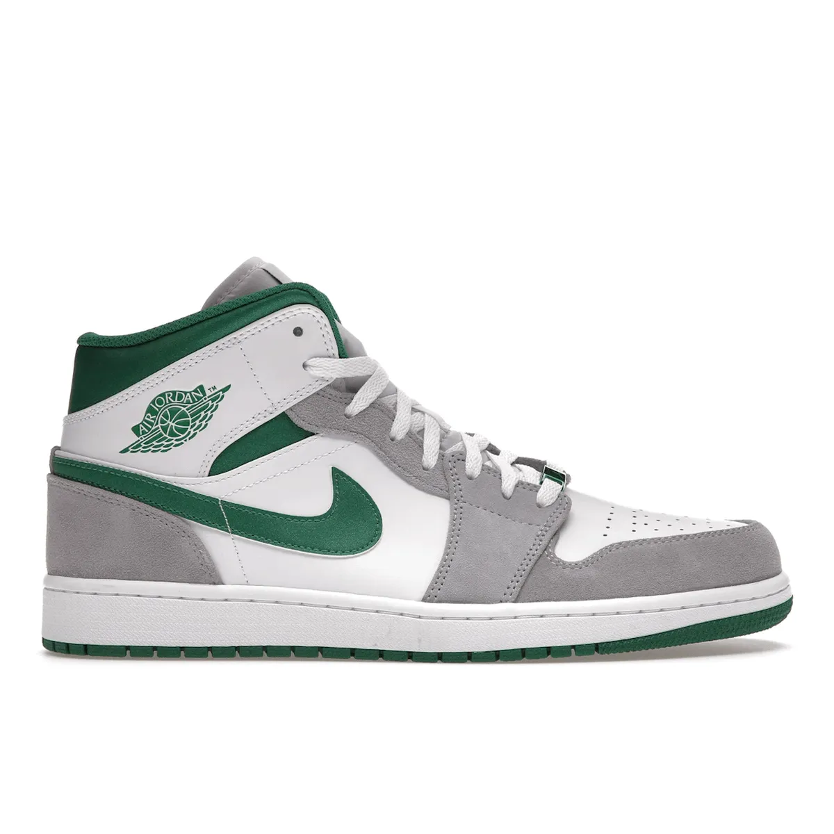 Air Jordan 1 Mid SE Grey Green Pro-Traction