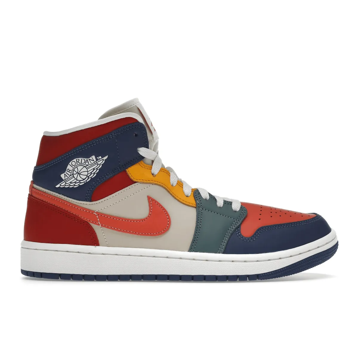Endurance Support Air Jordan 1 Mid SE Multi Color Red