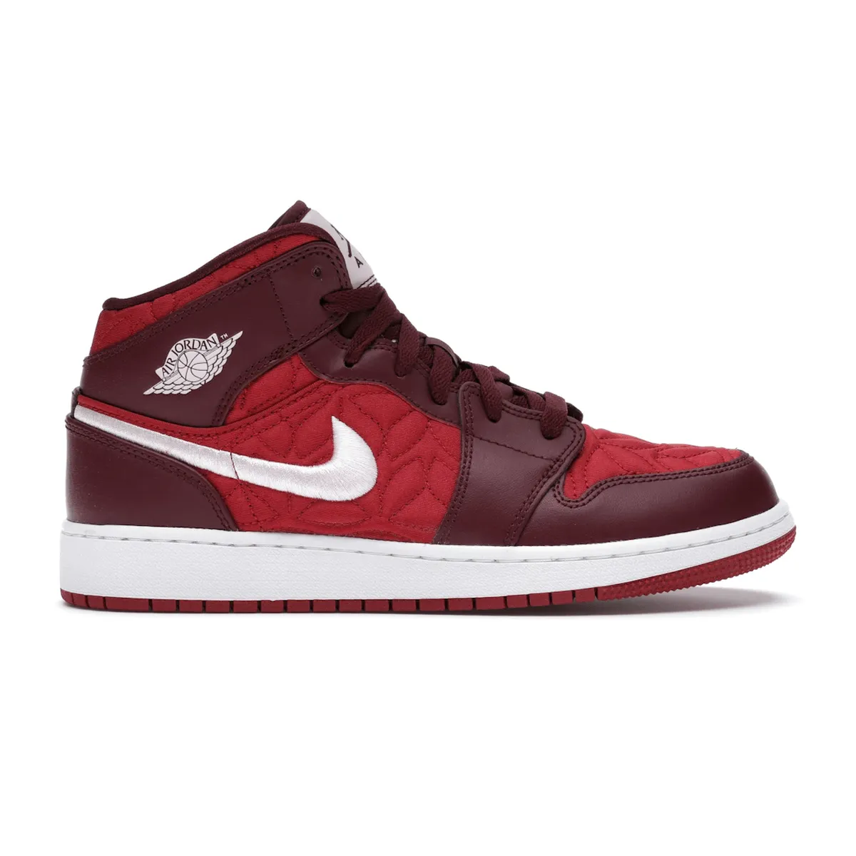 Comfortable Soles Agility Fit Air Jordan 1 Mid SE Red Quilt