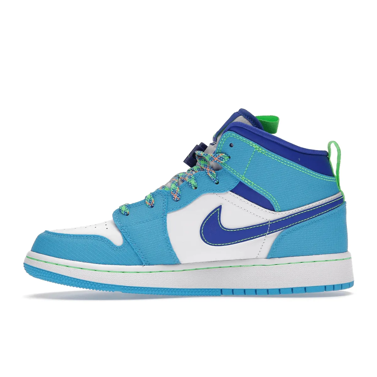 Air Jordan 1 Mid SE Sprite Blue Secure Cushioning