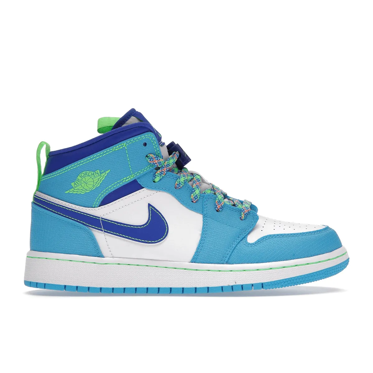 Air Jordan 1 Mid SE Sprite Blue Secure Cushioning