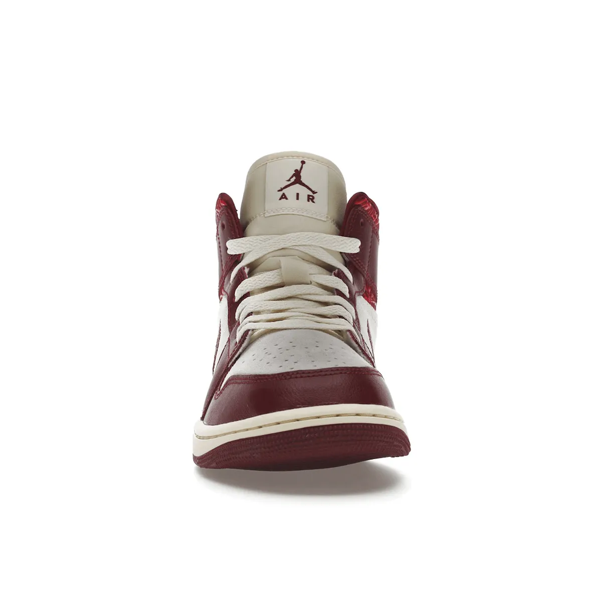Air Jordan 1 Mid SE Tiki Leaf Team Red Foam Line Structure