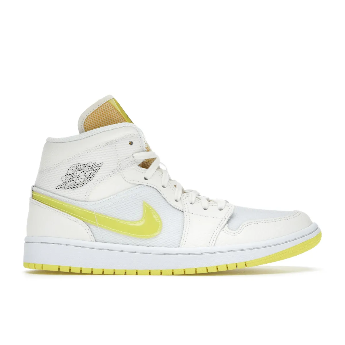 Air Jordan 1 Mid SE Voltage Yellow Quick Lateral Motion Ultimate Traction
