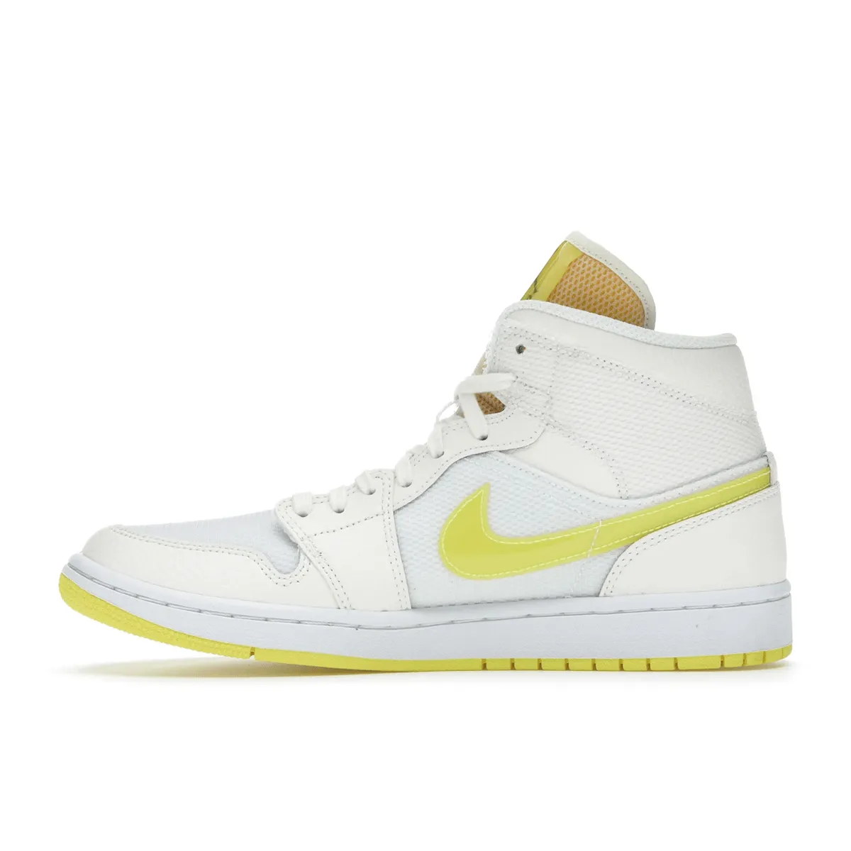 Air Jordan 1 Mid SE Voltage Yellow Heel Lock Fit