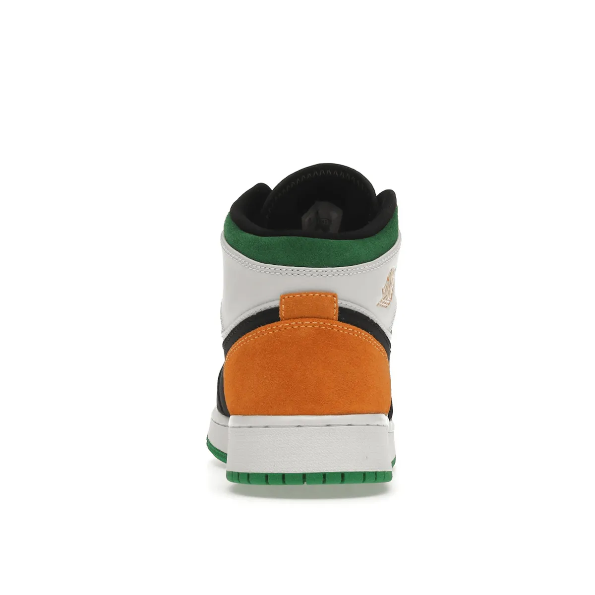Air Jordan 1 Mid SE White Laser Orange Lucky Green Dynamic Reach