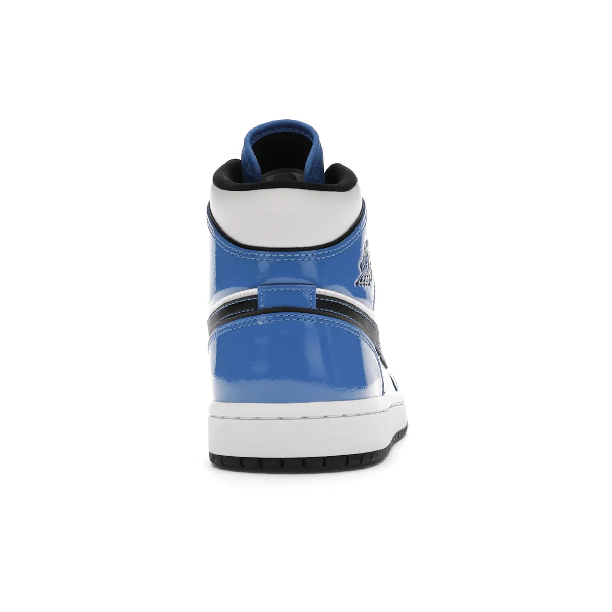 Air Jordan 1 Mid Signal Blue Canvas Upper