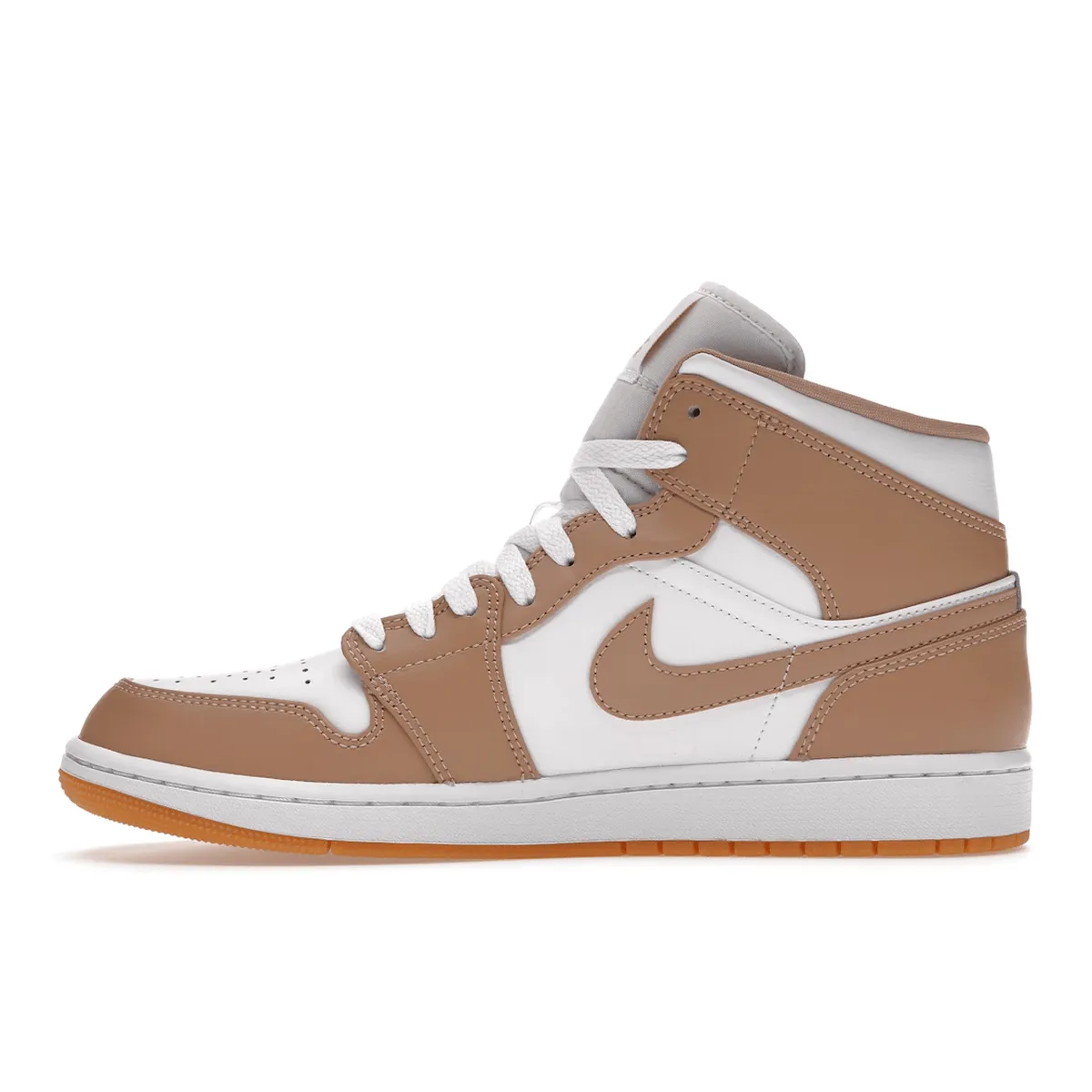 Air Jordan 1 Mid Tan Gum Balanced Cushioning