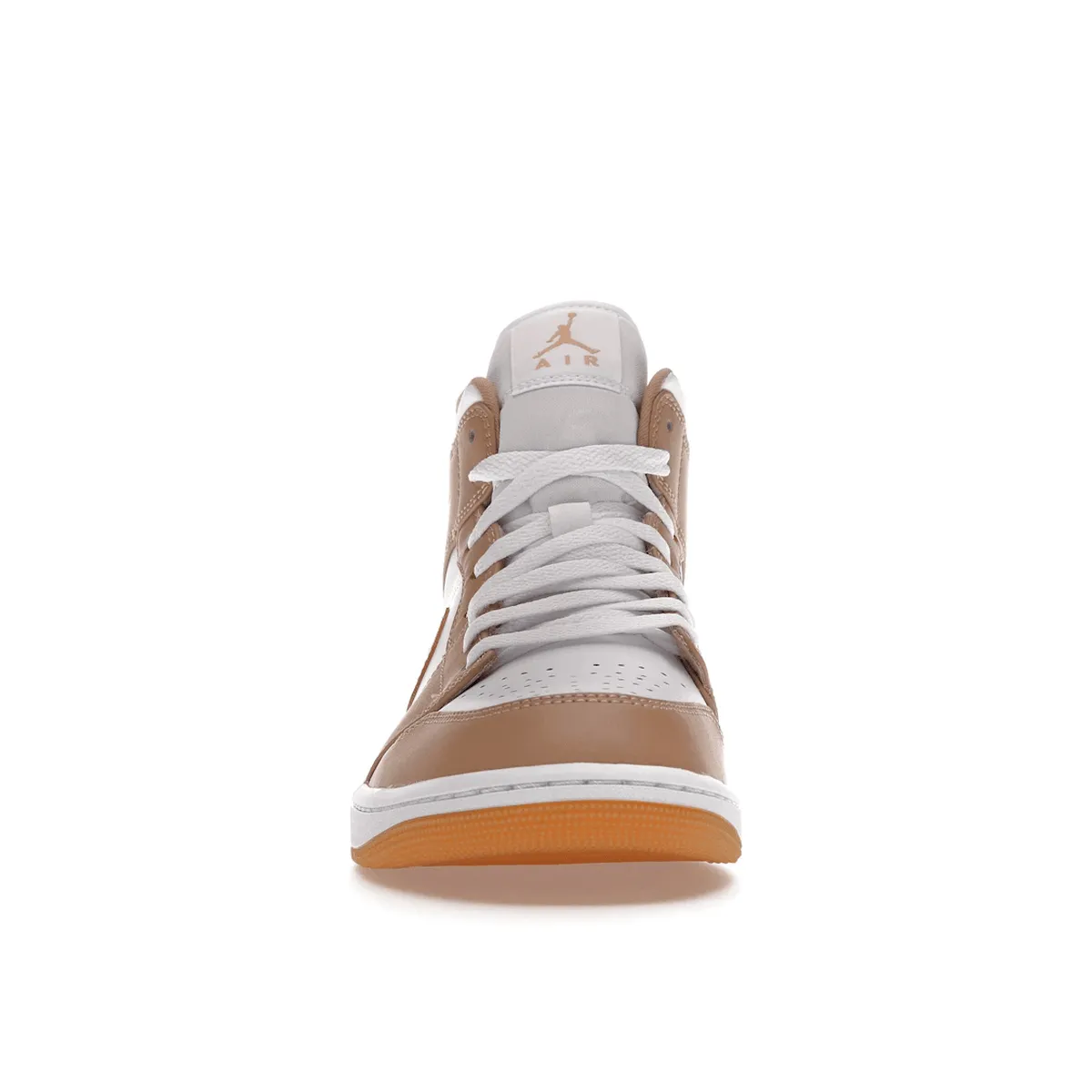 Air Jordan 1 Mid Tan Gum Balanced Cushioning