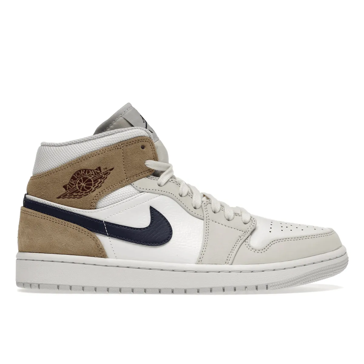 Air Jordan 1 Mid Tan Suede Ultimate Traction