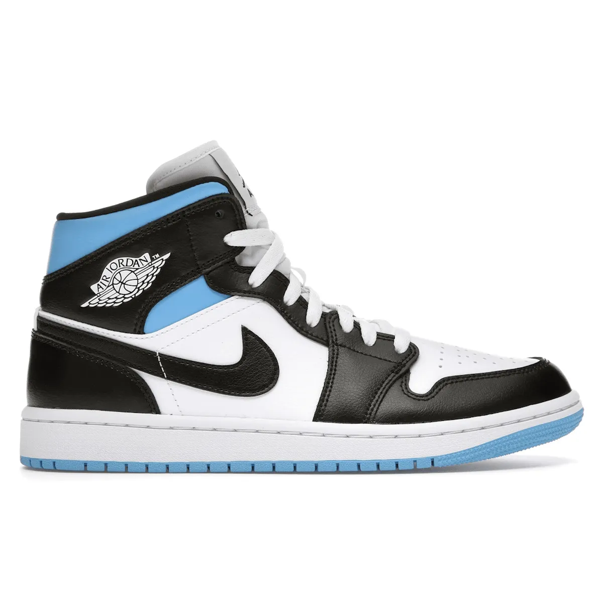 Air Jordan 1 Mid University Black White Secure Performance