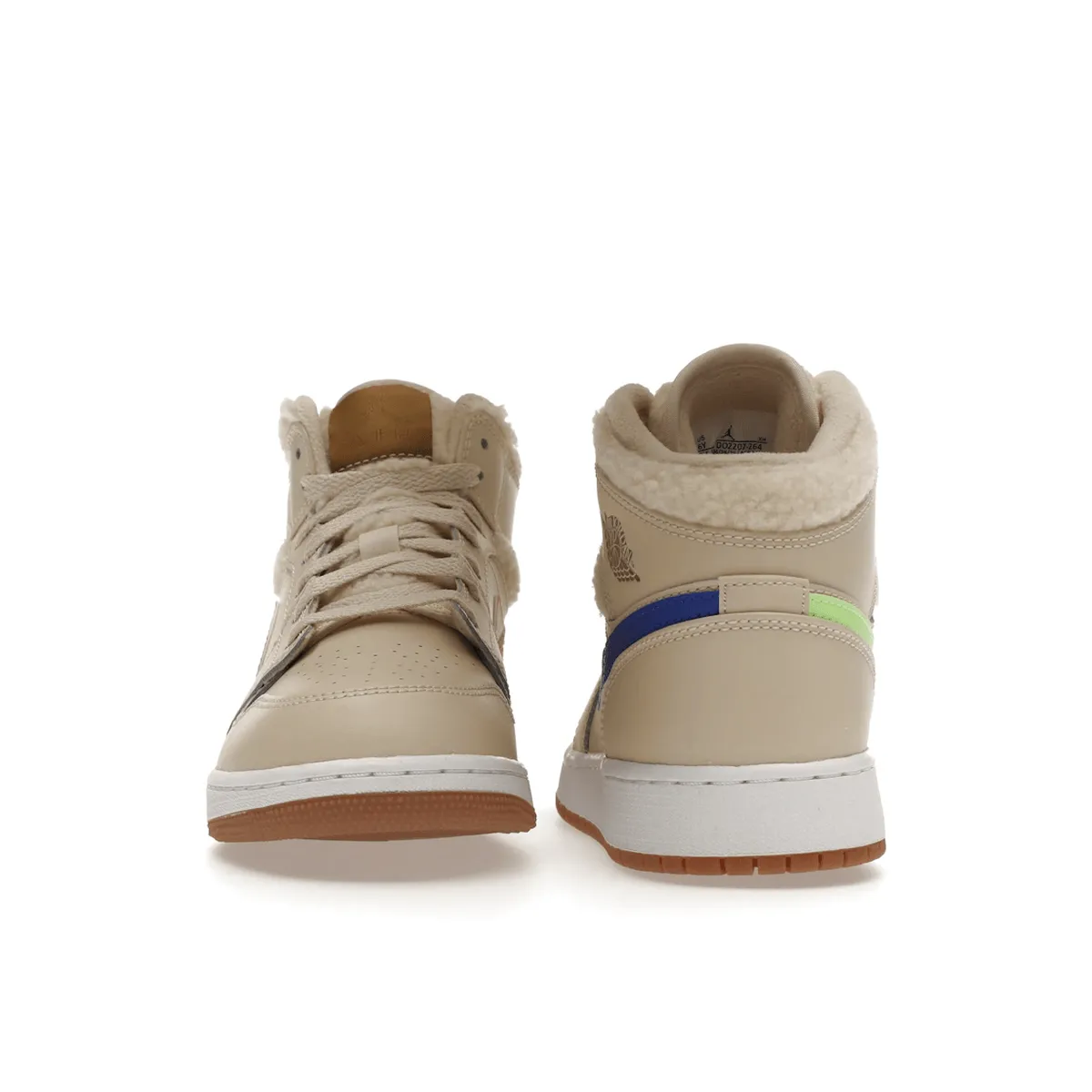 Air Jordan 1 Mid Utility Fleece Pearl White Traction Boost