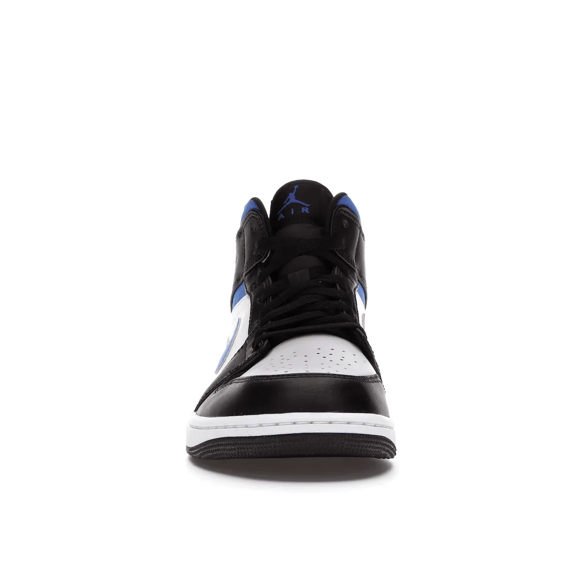 Air Jordan 1 Mid White Black Racer Blue Impact Reduce Tech
