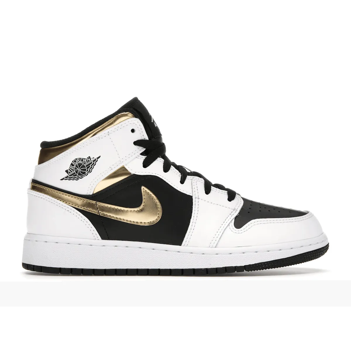 Air Jordan 1 Mid White Gold Black Ultra Fit
