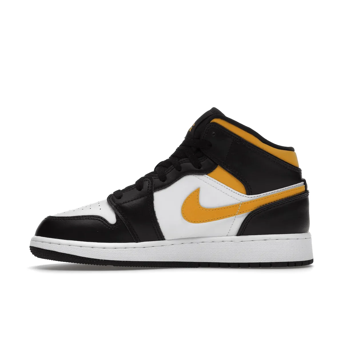 Air Jordan 1 Mid White Pollen Black Basketball Ready