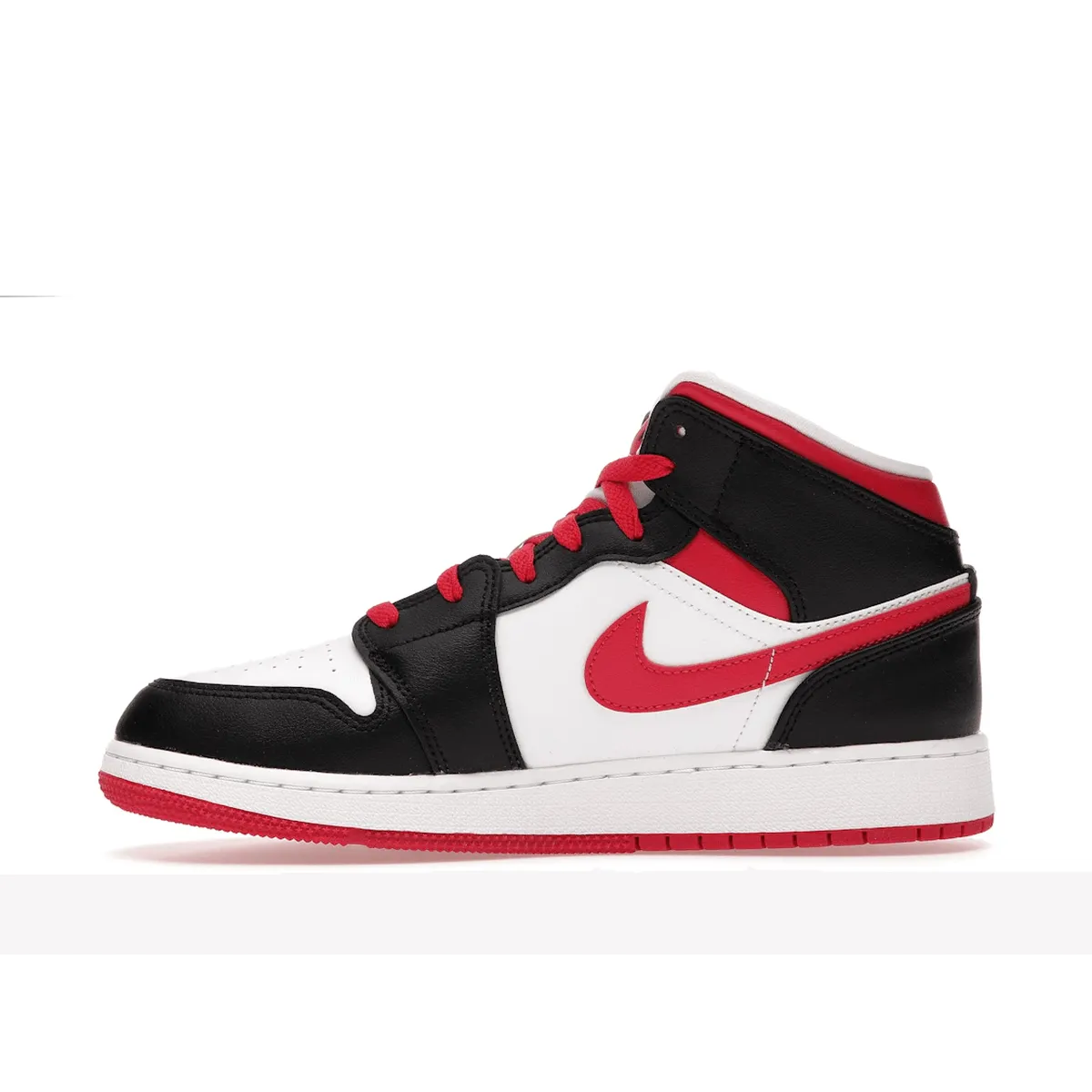 Air Jordan 1 Mid White Very Berry Air Cushioning