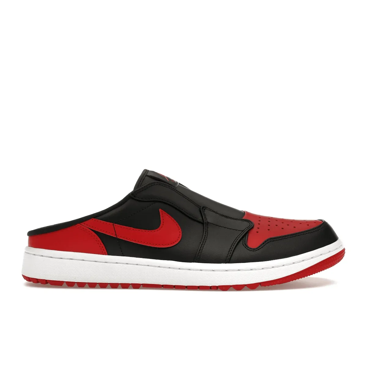Practical Design Warm Step Air Jordan 1 Mule Golf Bred