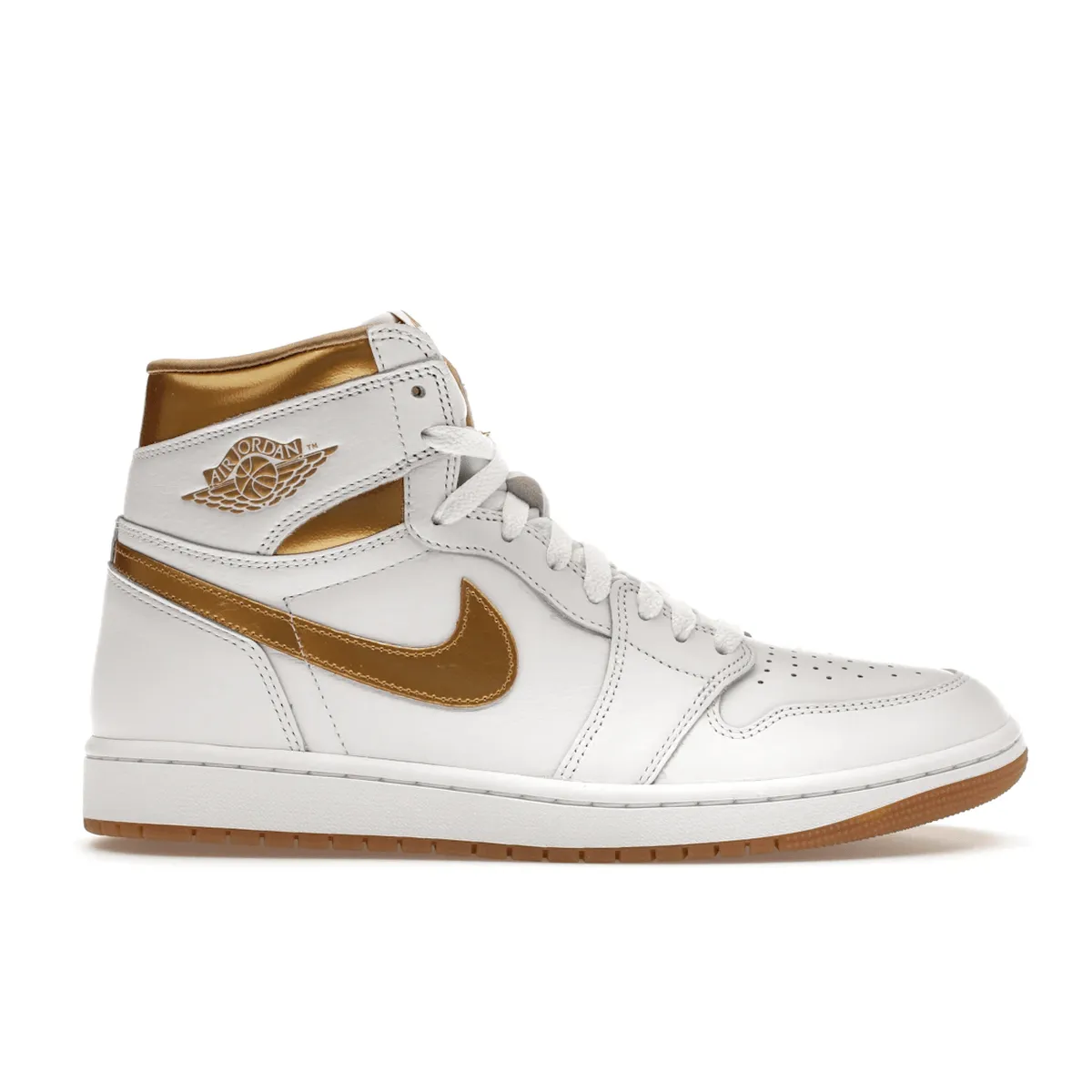 Air Jordan 1 Retro High OG Metallic Gold Canvas Upper