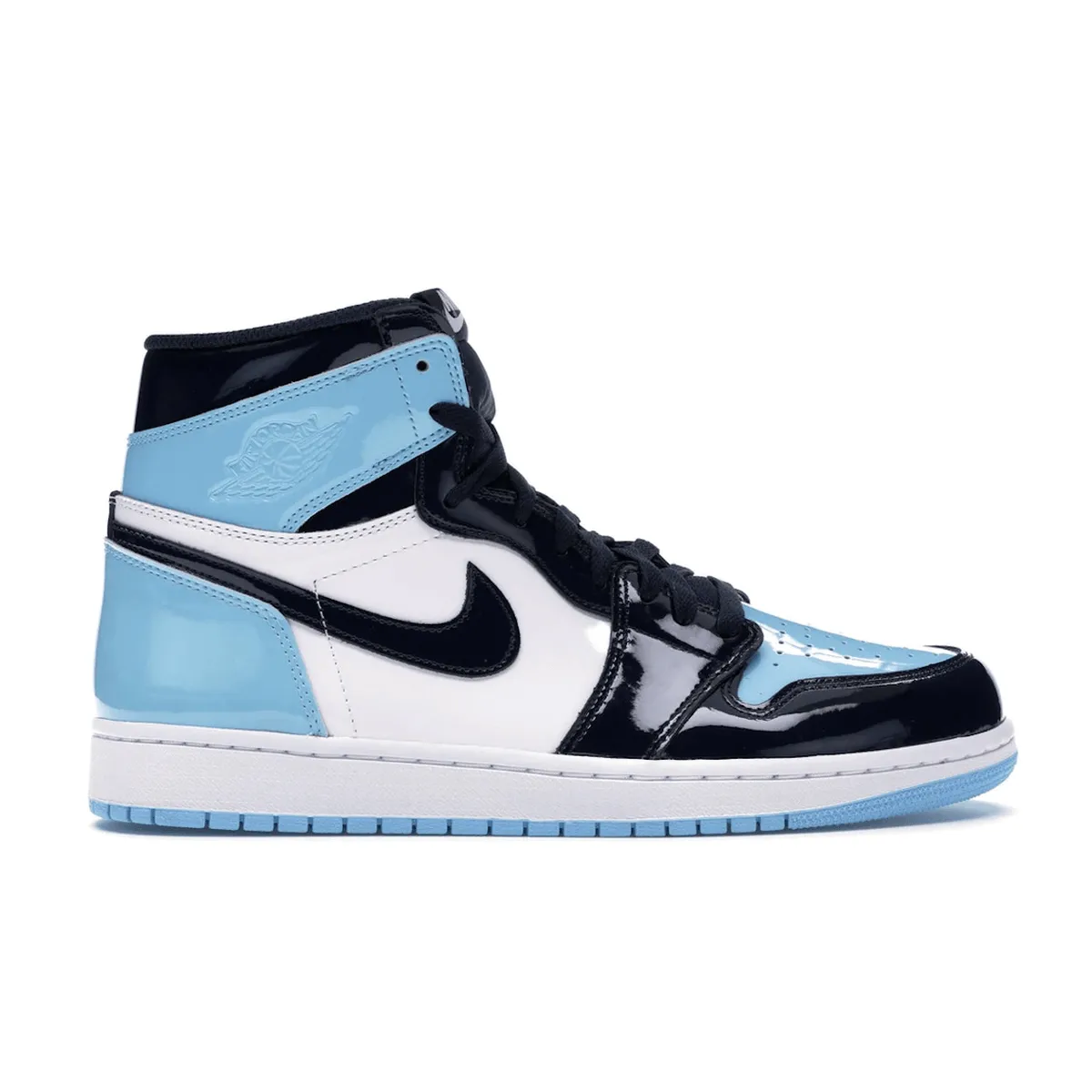 Air Jordan 1 Retro High UNC Patent Energy return