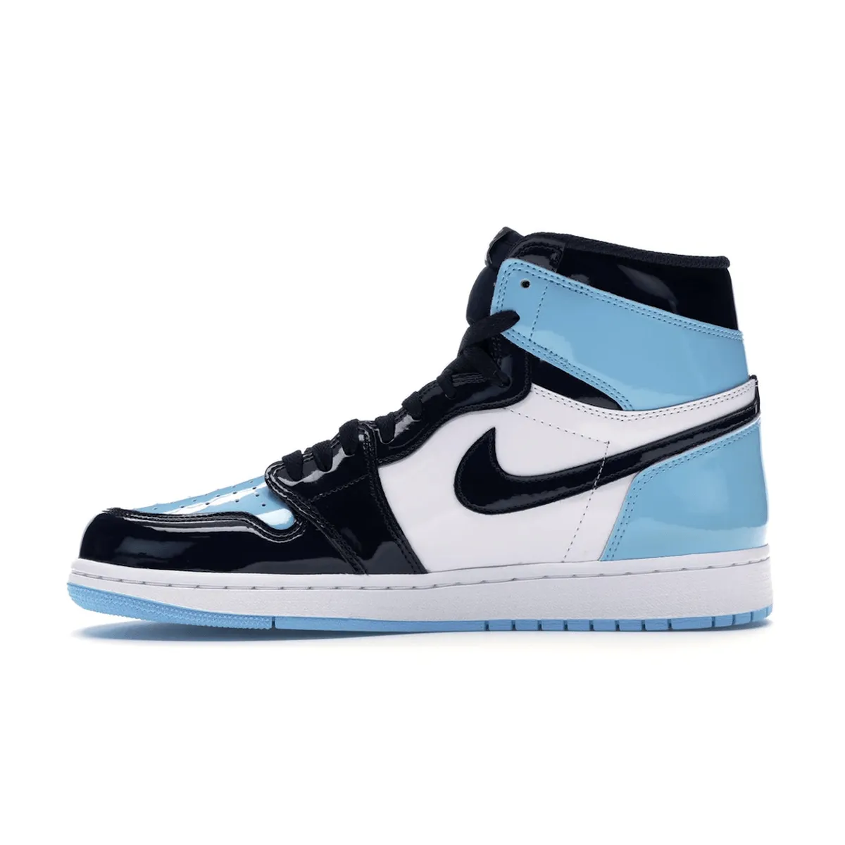 Air Jordan 1 Retro High UNC Patent Energy return