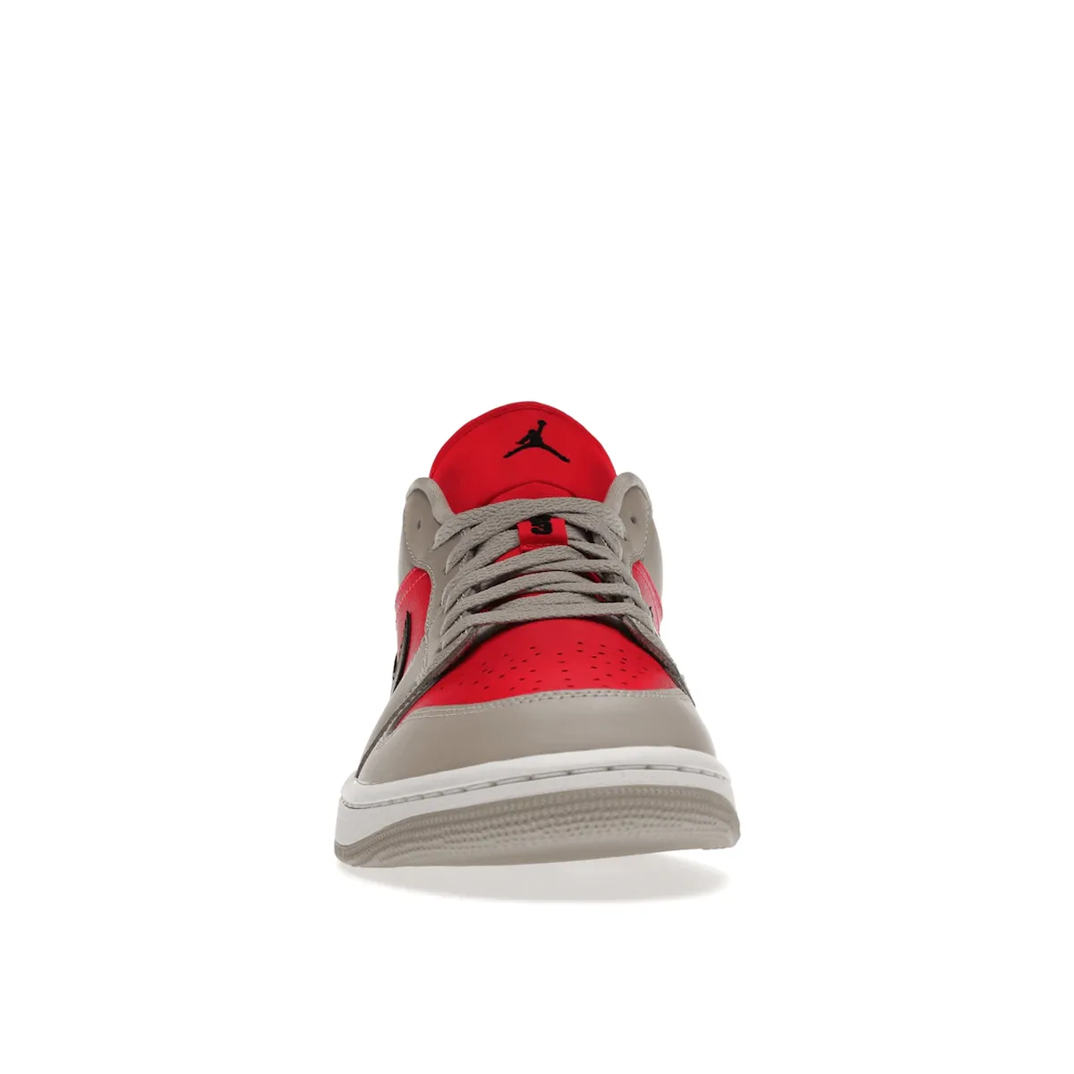 Air Jordan 1 Retro Low Light Iron Ore Siren Red Cushioned