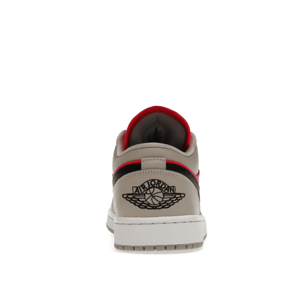 Air Jordan 1 Retro Low Light Iron Ore Siren Red Cushioned