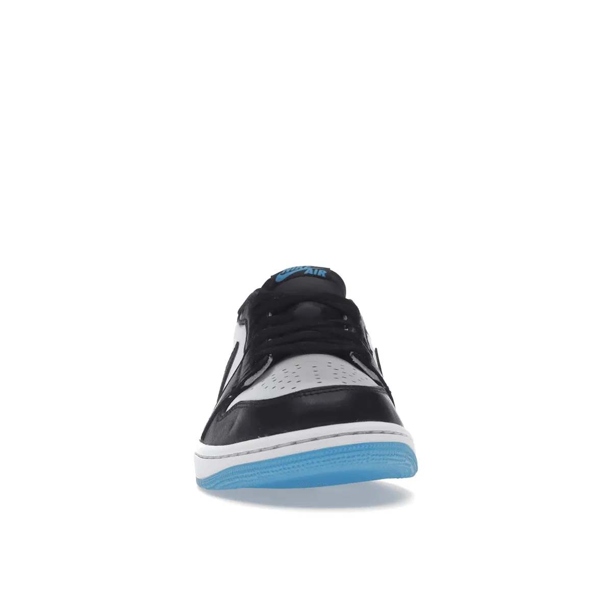 Air Jordan 1 Retro Low OG Black Dark Powder Blue Lateral Drive Lock