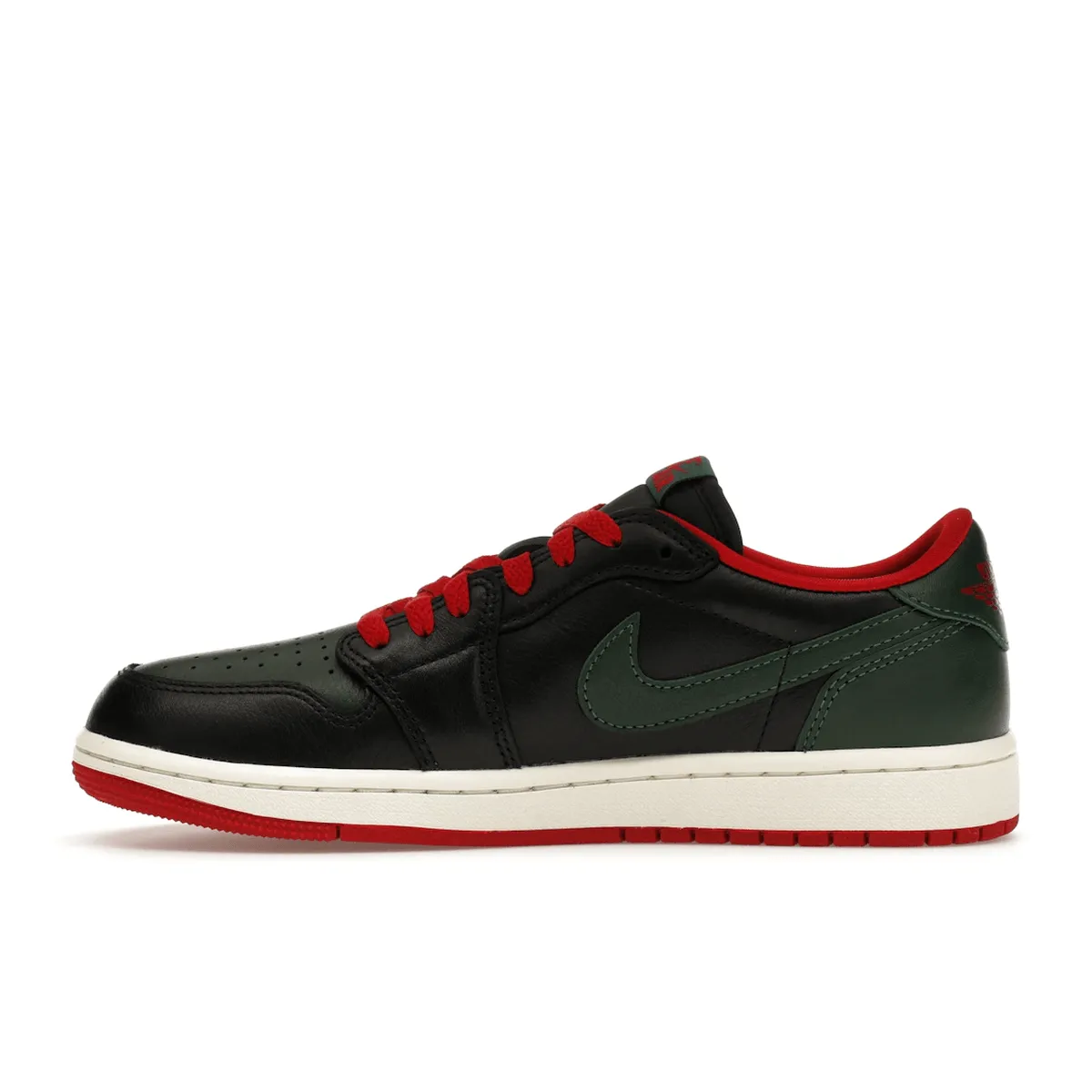 Air Jordan 1 Retro Low OG Gorge Green Varsity Red High-Performance Support