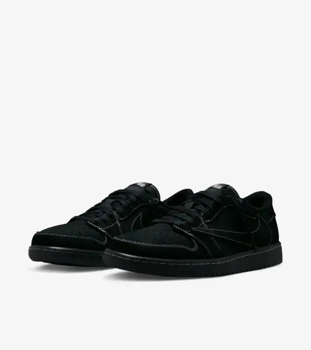 Air Jordan 1 Retro Low OG SP Travis Scott 'Black Phantom' Breathable piece