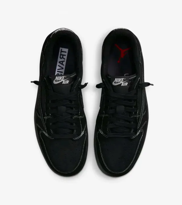 Air Jordan 1 Retro Low OG SP Travis Scott 'Black Phantom' Breathable piece