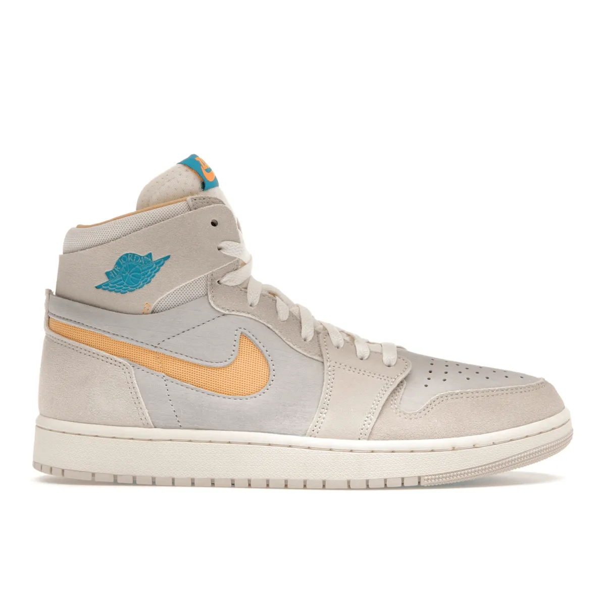 Air Jordan 1 Zoom CMFT 2 Orewood Brown Bright Citrus Sail Balanced Court Motion