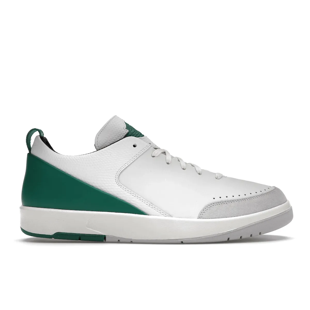 Air Jordan 2 Retro Low SE Nina Chanel Abney White Malachite Comfort arch