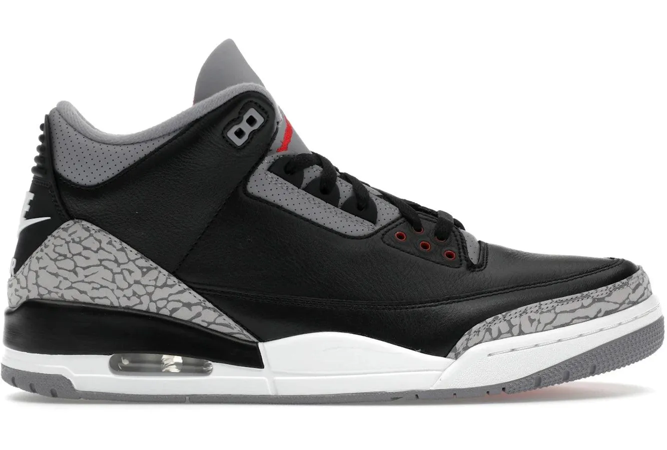 Air Jordan 3 Retro OG Black Cement Maximum Reach